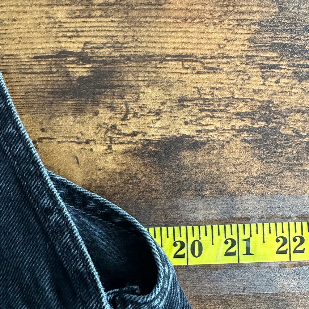 Old Navy 100 Cotton Shortalls Overall Shorts Large Black EUC Grunge Festival Y2K - Picture 3 of 9